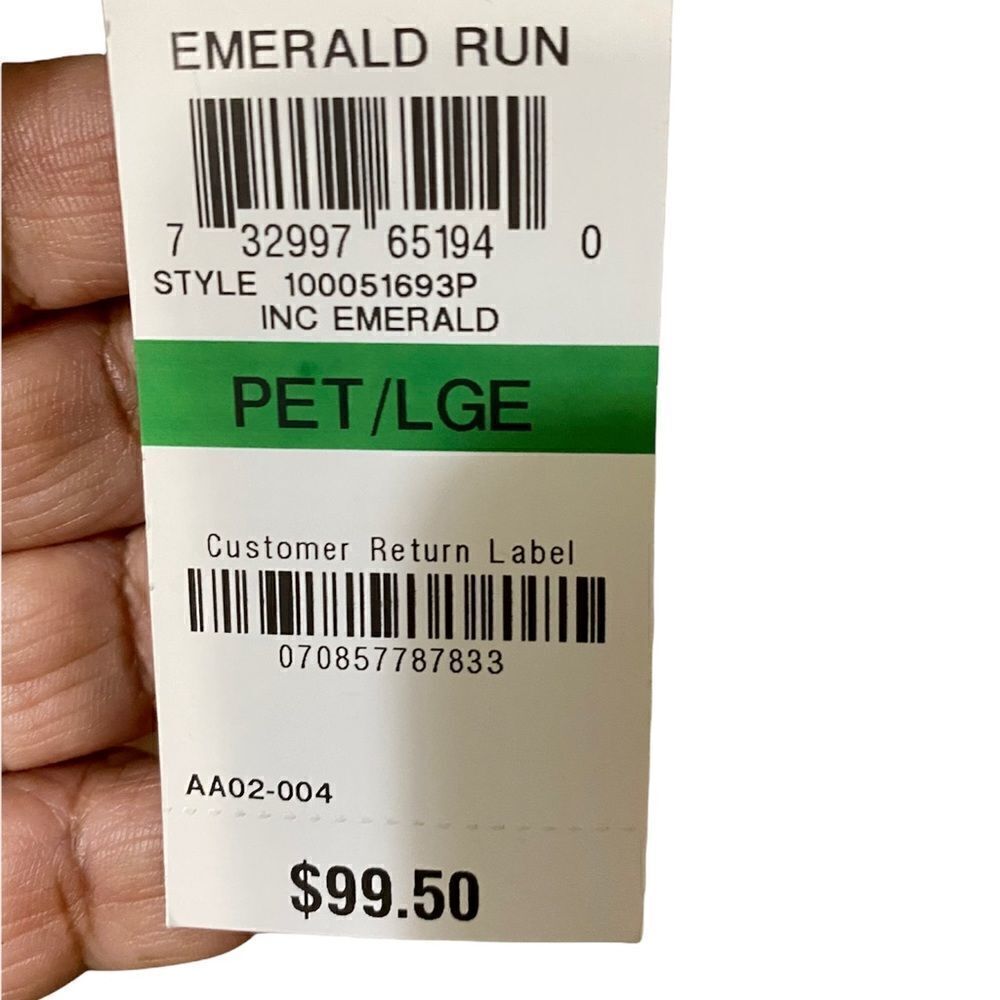 🌺host PICK🌺INC International Concepts Emerald Run Satin Blazer NWT - Picture 5 of 5